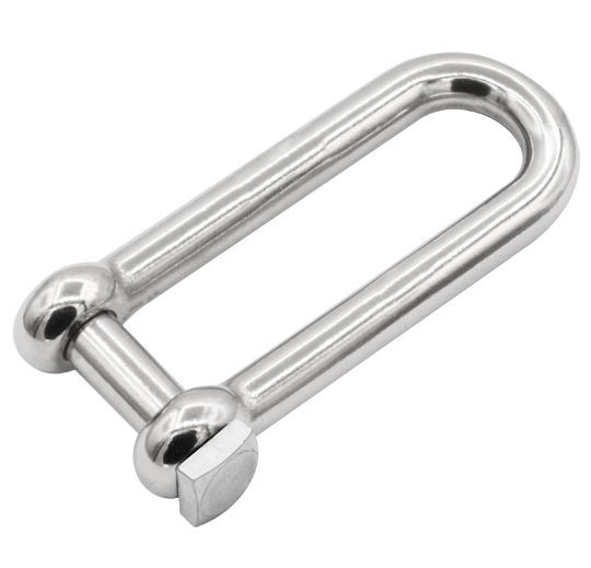 S362B Long D-shackle (square head pin) - 316