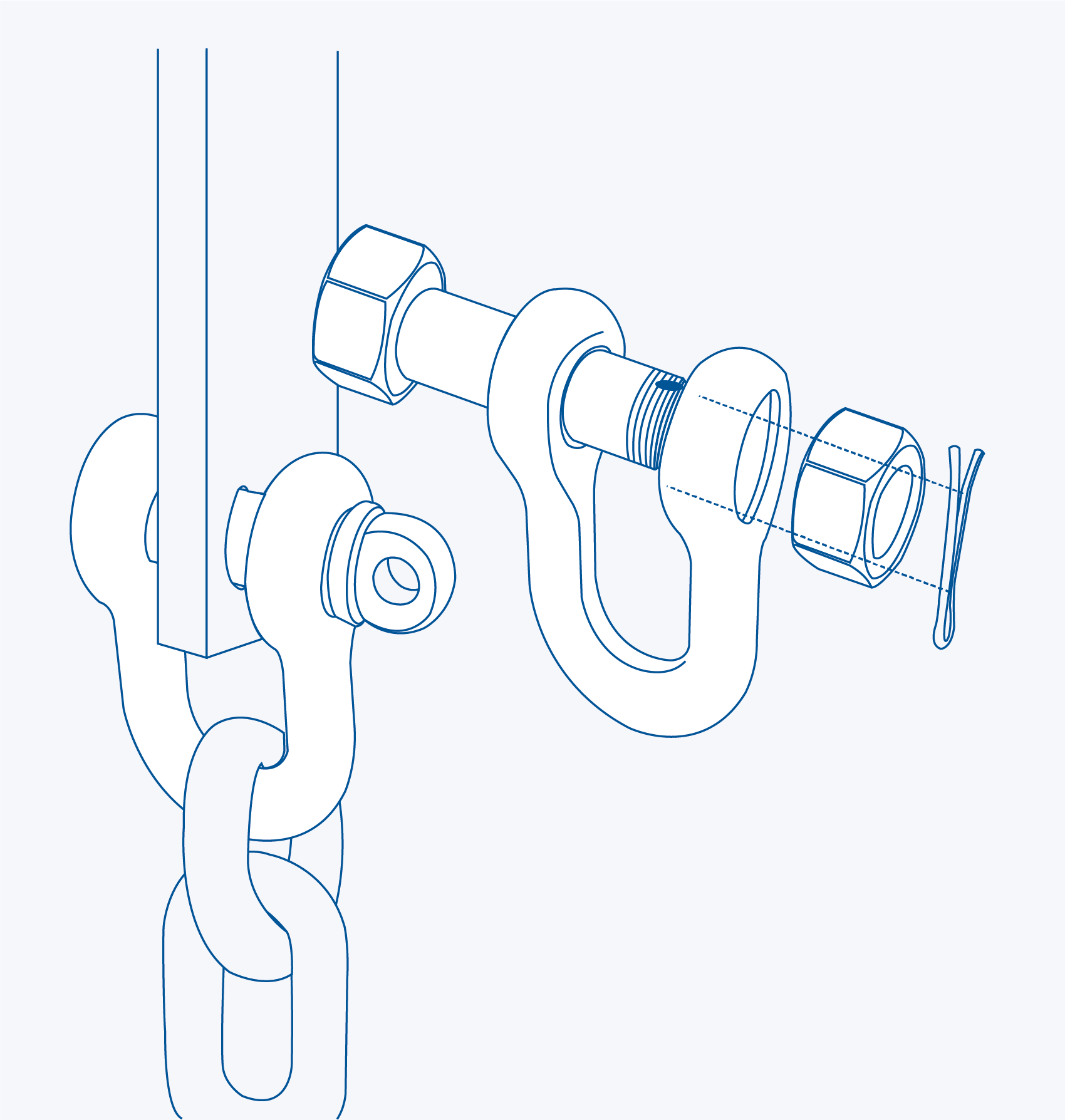 S3611 Oversize D-Shackle - 316